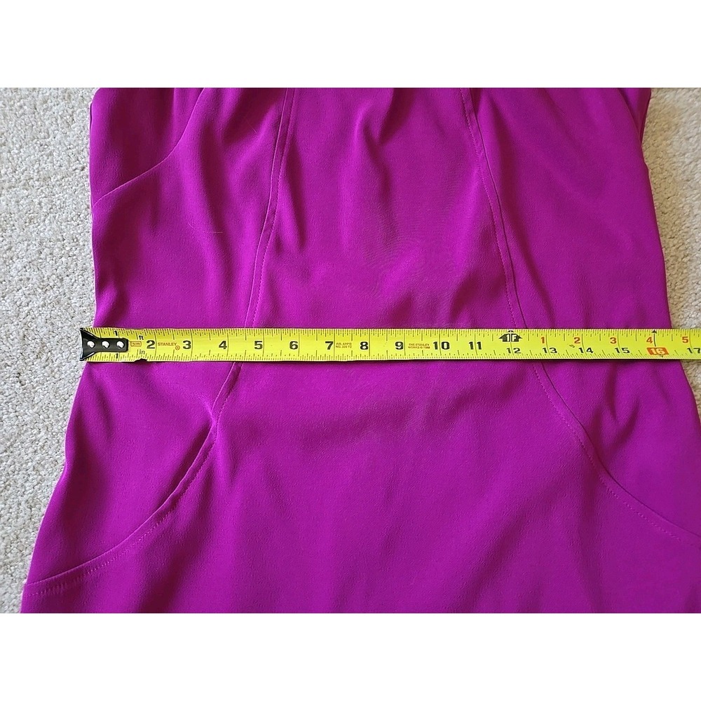Alyx Women's Fuchsia Berry Sleeveless Sheath Dress Size 8 Polyester NWT - Picture 8 of 10